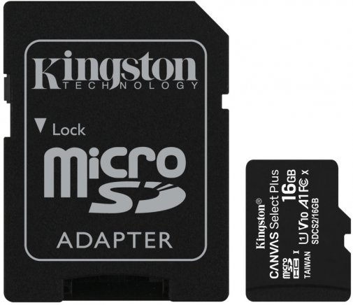 Карта пам'яті Kingston Canvas Select Plus Micro SDHC 2x16GB (SDCS2/16GB-2P1A)