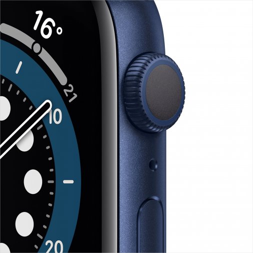  Смарт годинник Apple Watch Series 6 GPS 44mm Blue Aluminium Case with Deep Navy Sport Band (M00J3)