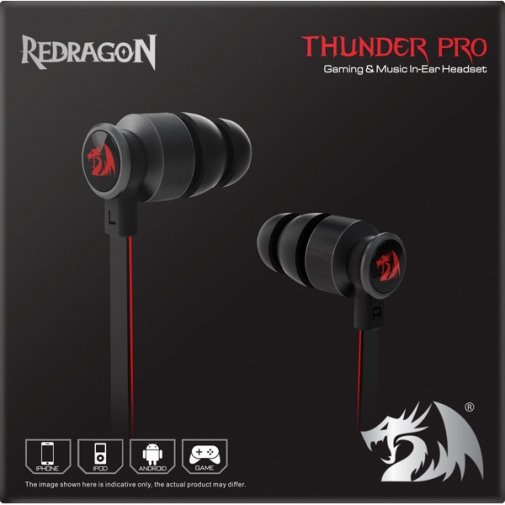 Гарнітура Redragon Thunder Pro Black/Red (78285)