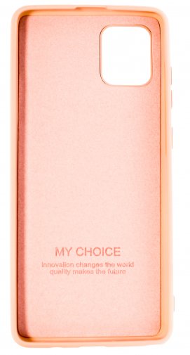 Чохол Device for Samsung Note 10 Lite - Original Silicone Case HQ Peach
