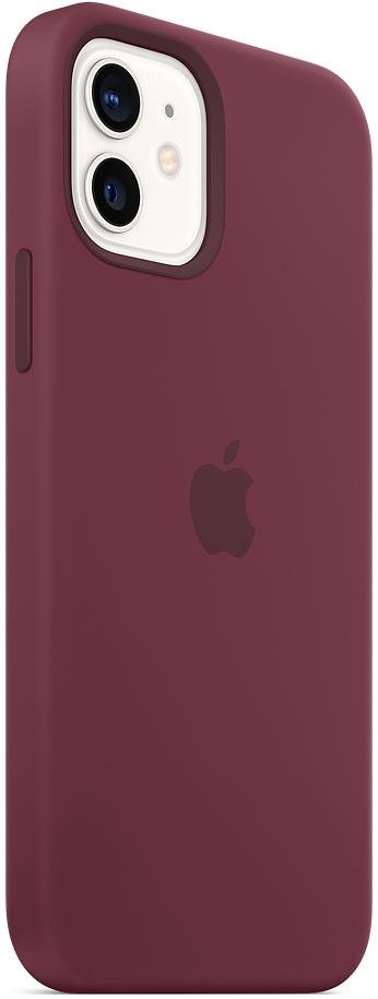 Чохол Apple for iPhone 12/12 Pro - Silicone Case with MagSafe Plum (MHL23)