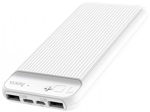 Батарея універсальна Hoco J52 New Joy 10000mAh White (J52 10000 White)