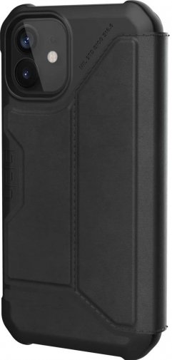 Чохол-книжка Urban Armor Gear для Apple iPhone 12 Mini - Metropolis Leather Black