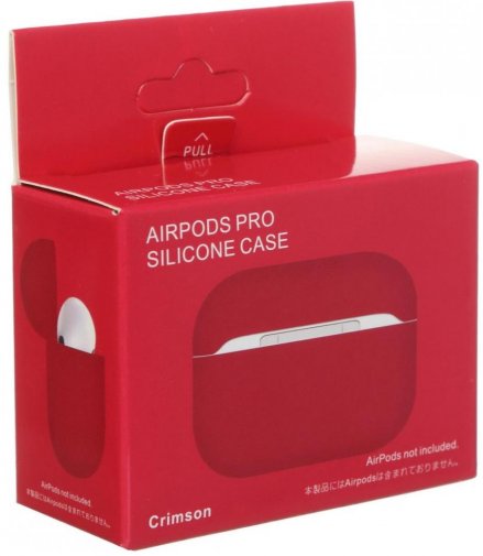 Чохол HiC for Airpods Pro - Silicone Case Crimson