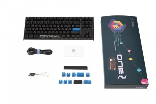 Фото: Клавіатура Ducky One 2 TKL Cherry Blue Black/White (DKON1787ST-CURALAZT1) № 25 | KTC