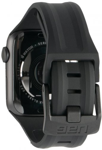  Ремінець UAG for Apple Watch 42/44mm - Scout Strap Silicone Black (191488114040)