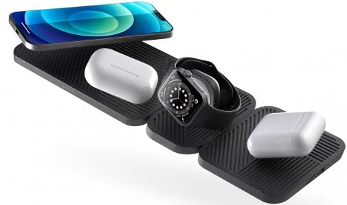 Фото: Бездротова зарядна станція Zens Modular Single Wireless Charger Black add on platform (ZEMSC1A/00) № 5 | KTC