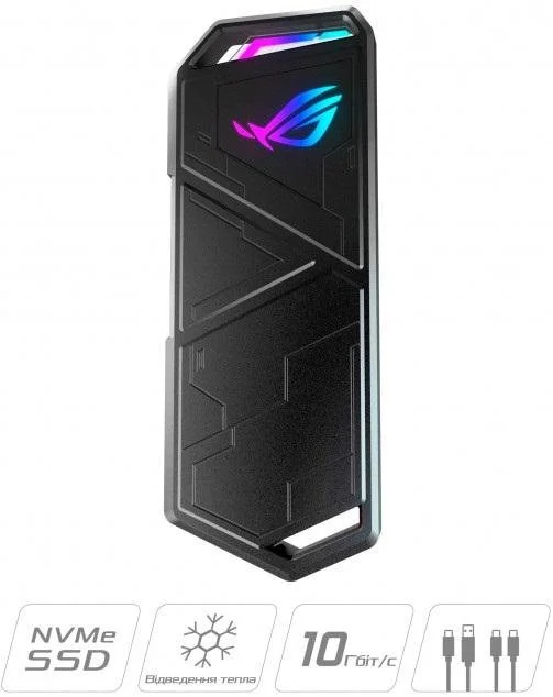 Фото: Кишеня зовнішня ASUS Strix Arion Lite (ESD-S1CL/BLK/G/AS) № 9 | KTC
