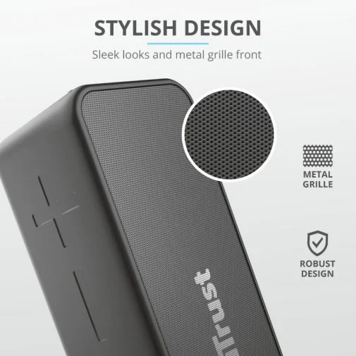 Фото: Портативна колонка Trust Zowy Max Stylish Bluetooth Black (23825_TRUST) № 20 | KTC
