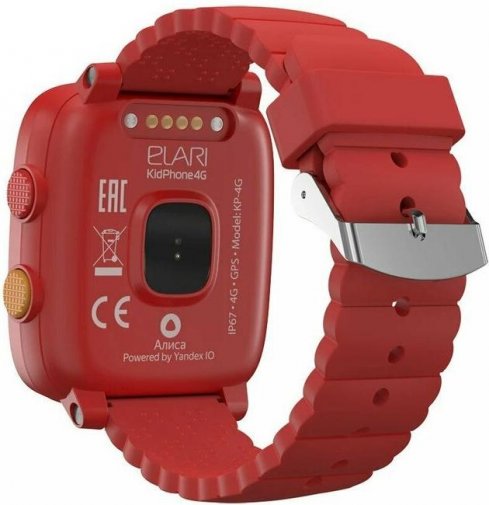 Смарт годинник Elari KidPhone 4G GPS Red (KP-4GR)