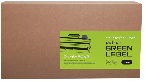 Сумісний картридж PATRON for HP 645A Black Green Label (CT-HP-C9730A-B-PN-GL)