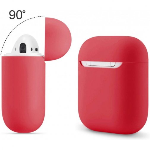 Чохол HiC for AirPods - Silicone Case crimson