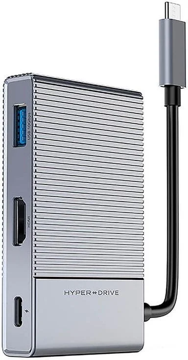 Фото: USB-хаб HyperDrive HD-G206 6in1 Silver № 5 | KTC