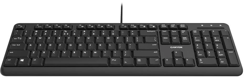 Фото: Клавіатура Canyon CNS-HKB02-RU Black № 8 | KTC