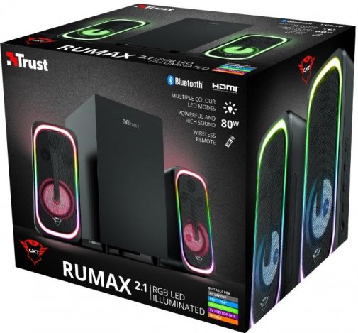 Акустична система Trust GXT 635 Rumax RGB Black (23927_TRUST)