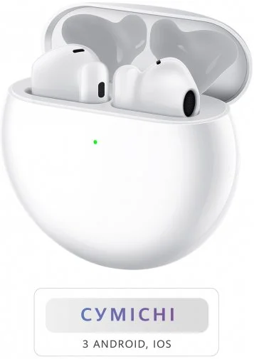 Фото: Навушники Huawei Freebuds 4 Ceramic White (55034498) № 25 | KTC
