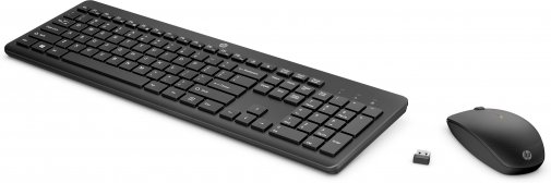 Комплект клавіатура+миша HP 230 Wireless Black (18H24AA)