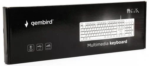 Фото: Клавіатура Gembird KB-MCH-03-W-UA White № 6 | KTC