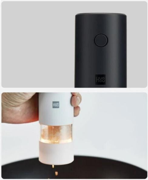 Електричний млин для солі і перцю Xiaomi Huo Hou Electric Grinder Black (HU0141)