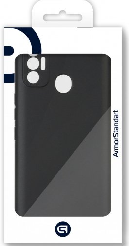Чохол ArmorStandart for Tecno Spark 7 - Matte Slim Fit Black (ARM59514)