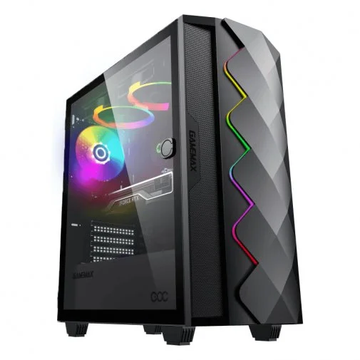 Фото: Корпус Gamemax Diamond COC BK Black with window № 10 | KTC