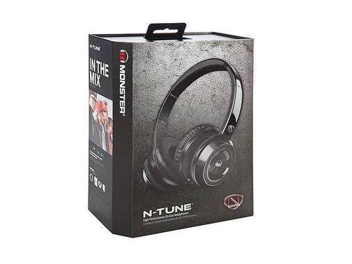 Фото: Навушники Monster NCredible NTune On-Ear Headphones Midnight чорний № 10 | KTC