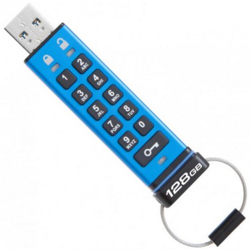 Флешка USB Kingston DT 2000 Metal Security 128GB (DT2000/128GB)