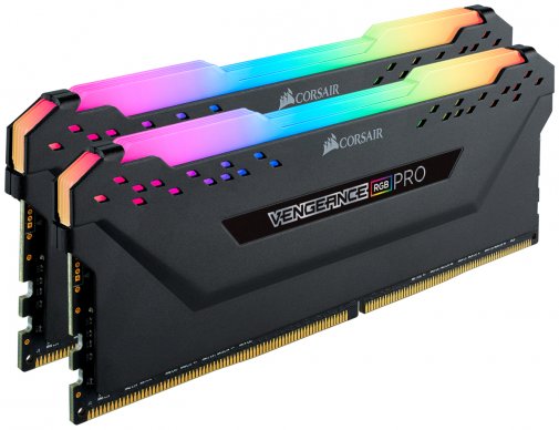 Оперативна пам’ять Corsair Vengeance RGB Pro Black DDR4 2x16GB (CMW32GX4M2D3600C18)