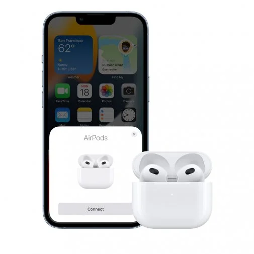 Фото: Навушники Apple AirPods 3gen White (MME73) № 10 | KTC