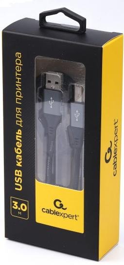 Кабель Cablexpert Premium AM / BM 3m Black (CCBP-USB2-AMBM-10)
