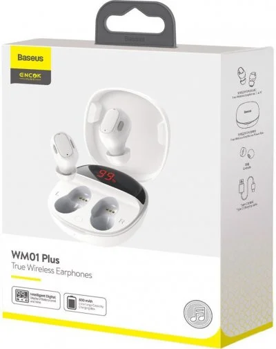 Фото: Навушники Baseus Encok WM01 Plus White № 8 | KTC