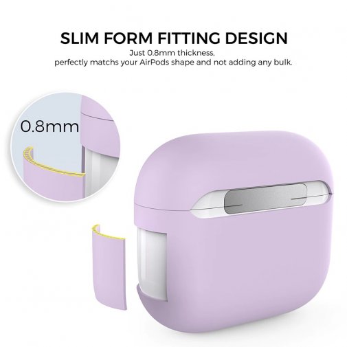 Чохол AhaStyle for Airpods 3gen - Silicone Case Lavender (PT147-LR)