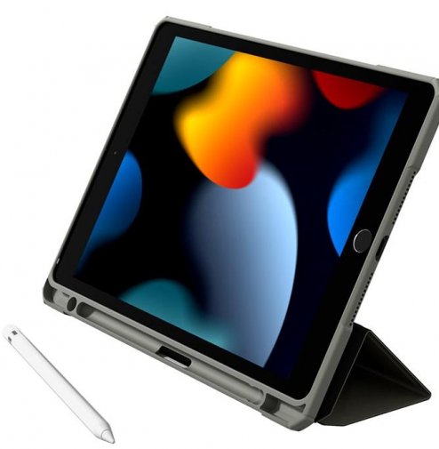 Чохол для планшета AMAZINGthing for 10.2 iPad 2021 - Titan Pro Folio Case Dark Grey (IPADTITGP)