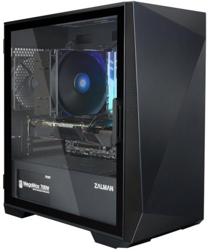 Корпус Zalman Z1 Iceberg Black with window (Z1 ICEBERG)