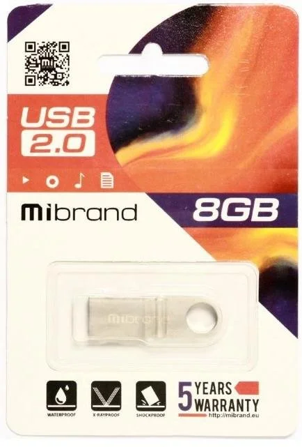 Фото: Флешка USB Mibrand Puma 8GB Silver (MI2.0/PU8U1S) № 4 | KTC