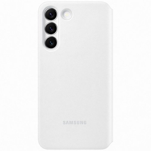 Чохол Samsung for Galaxy S22 - Smart Clear View Cover White (EF-ZS901CWEGRU)