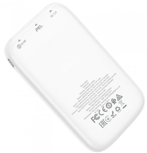 Батарея універсальна Hoco Q2 Galax Display 10000mAh White (Q2 10000 White)