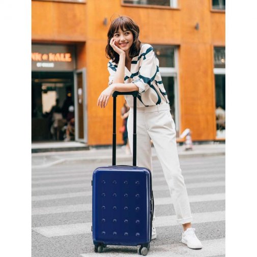 Дорожня сумка Xiaomi Ninetygo Polka dots Luggage 24inch Blue (6972125142993)