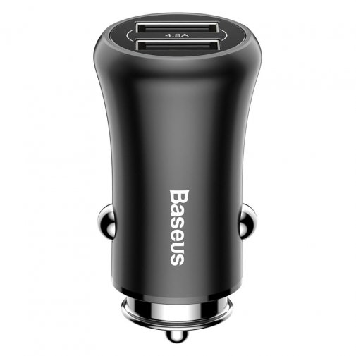 Зарядний пристрій Baseus Gentleman Dual 2xUSB 4.8A Black (CCALL-GB01)
