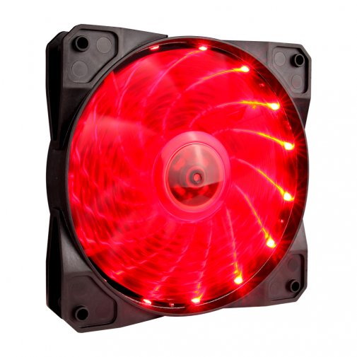 Вентилятор для корпуса 1stPlayer A1-15LED RED Bulk