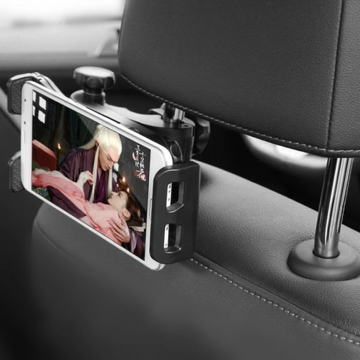 Кріплення для мобільного телефону Rock Space Back Seat Car Holder Universal Black (RPH0838)