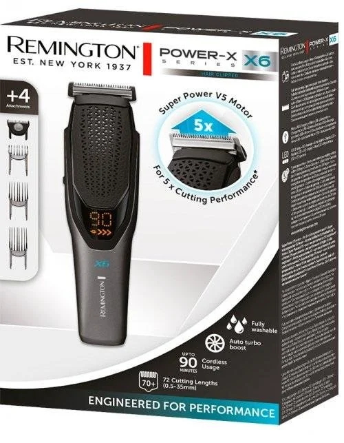 Фото: Машинка для стрижки Remington HC6000 Power-X Series X6 Hair Clipper № 26 | KTC