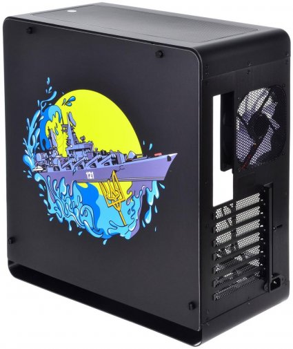 Корпус QUBE Hawk NeptuneUA Black with window (QBX4A_WBNU3PN)