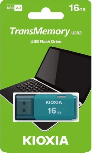 Фото: Флешка USB Kioxia TransMemory U202 16GB Light Blue (LU202L016GG4) № 7 | KTC