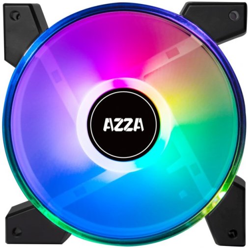 Вентилятор для корпуса AZZA Hurricane II Digital RGB 4psc (FNAZ-12DRGB2-241)
