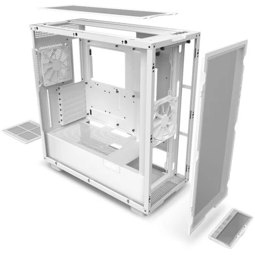 Фото: Корпус NZXT H7 Flow Matte White with window (CM-H71FW-01) № 10 | KTC