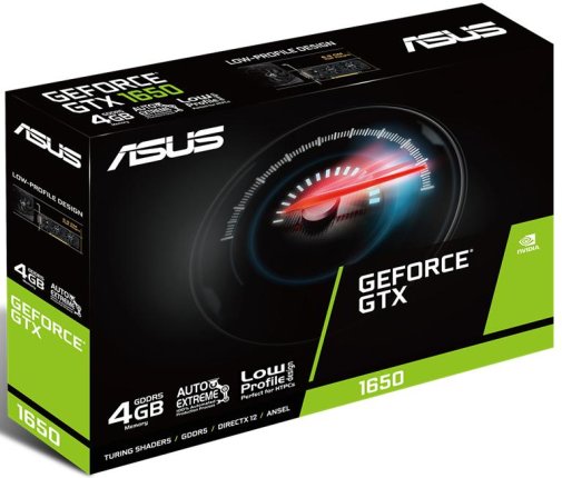 Відеокарта ASUS GTX 1650 Low Profile (GTX1650-4G-LP-BRK)