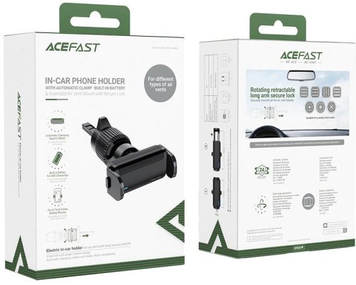 Кріплення для мобільного телефону Acefast D9 Black (AFD9)