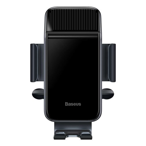 Кріплення для мобільного телефону Baseus Smart Solar Power Wireless Car Mount Electric Holder Black (SUZG000001)
