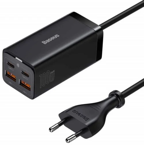 Фото: Зарядний пристрій Baseus GaN 3 Pro 100W Black with Type-C/Type-C (CCGP000101) № 9 | KTC